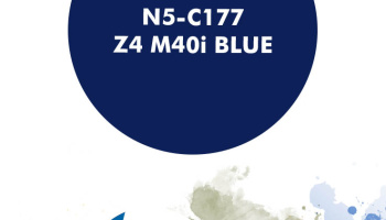 Z4 M40i Blue Metallic Paint for airbrush 30ml - Number Five