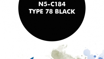 Type 78 Black Paint for airbrush 30ml - Number Five