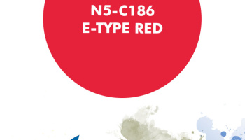 E-Type Red Paint for airbrush 30ml - Number Five