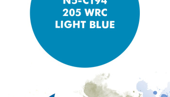 205 WRC Light Blue Paint for airbrush 30ml - Number Five