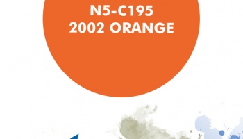 2002 Orange Paint for airbrush 30ml - Number Five