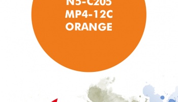 MP4-12C Orange Paint for airbrush 30ml - Number Five