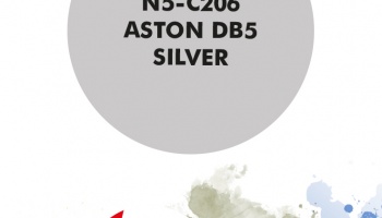 Aston DB5 Silver  Paint for airbrush 30ml - Number Five