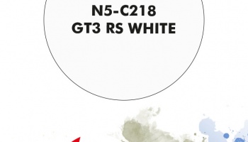 GT3 RS White Paint for airbrush 30ml - Number Five
