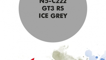 GT3 RS Ice Grey Paint for airbrush 30ml - Number Five