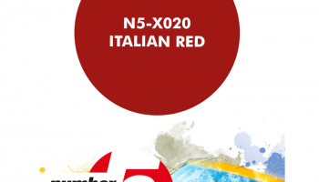 Italian Red  Paint for Airbrush 30 ml - Number 5
