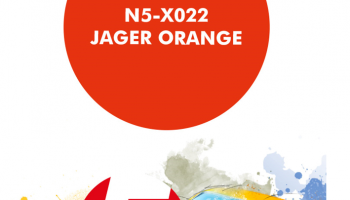 Jager Orange  Paint for Airbrush 30 ml - Number 5