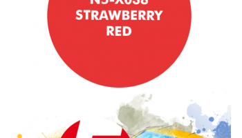Strawberry Red RAL3018  Paint for Airbrush 30 ml - Number 5