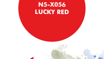 Lucky Red Paint for airbrush 30ml - Number Five