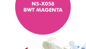 BWT Magenta Paint for airbrush 30ml - Number Five