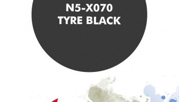 Tyre Black Paint for airbrush 30ml - Number Five