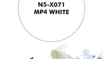 MP4 White Paint for airbrush 30ml - Number Five