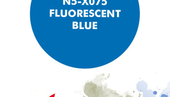 Fluorescent blue Paint for airbrush 30ml - Number Five