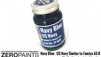 Navy Blue (US Navy) Similar to Tamiya AS-8 - Zero Paints