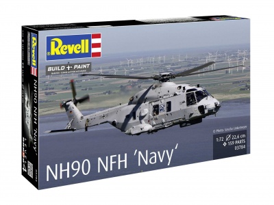 NH90 NFH "Navy" (1:72) Plastic ModelKit vrtulník 03784 - Revell