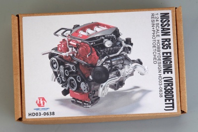 Nissan R35 Engine (VR38DETT) Detail Set 1/24 - Hobby Design