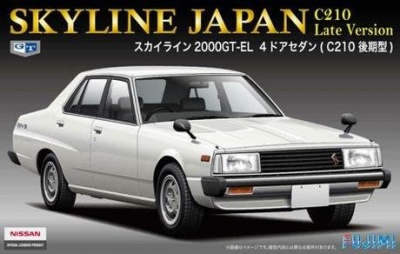 Nissan Skyline Japan 2000GT-EL 4Dr Sedan C210 Late Version 1/24 - Fujimi