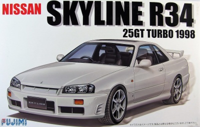 Nissan Skyline R34 25GT Turbo 1998 1/24 - Fujimi