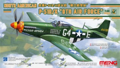 North American P-51D/K `8th Air Force` 1/35 - Meng