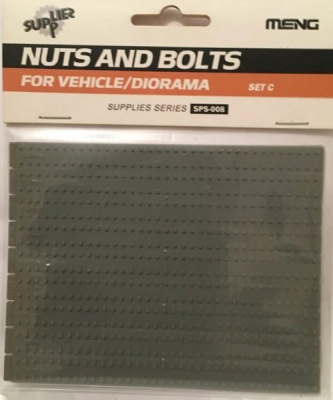 Nuts and Bolts SET C 156 pcs. each size -1.3 / 1.5 / 1.7 mm - Meng