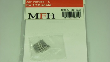 Metal rivet series No.15 Air valves-Large - Model Factory Hiro
