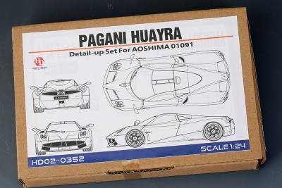 Pagani Huayra Detail-UP Set For Aoshima - Hobby Design