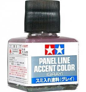 Panel Line Accent Color 40ml. (Grey) - Tamiya