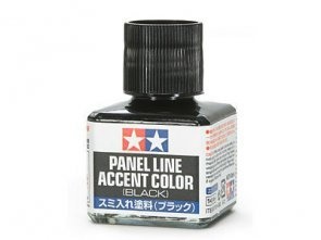 Panel Line Accent Color (Black) - Tamiya