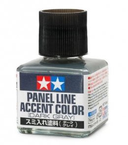 Panel Line Accent Color Dark Gray 40ml - Tamiya