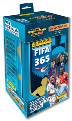 PANINI FIFA 365 2022/2023 - ADRENALYN - plechová krabička (hranatá)