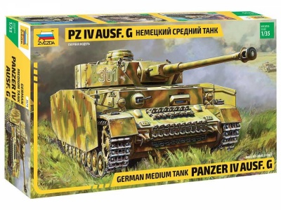 Panzer IV Ausf.G (1:35) Model Kit tank 3674 - Zvezda