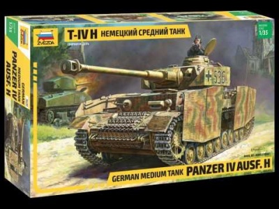 Panzer IV Ausf.H German Medium Tank (1:35) - Zvezda