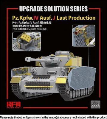 Panzer IV Ausf.J last prod. - upgrade solution 1/35 – Rye Field Model