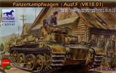 Panzerkampfwagen I Ausf.F (VK18.01) (1:35) - Bronco Models