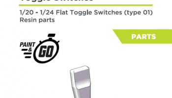 Flat toggle switches - Type 1, 1/20, 1/24 - Decalcas