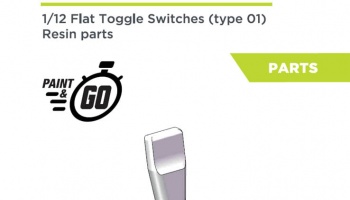 Flat toggle switches - Type 1, 1/12 - Decalcas