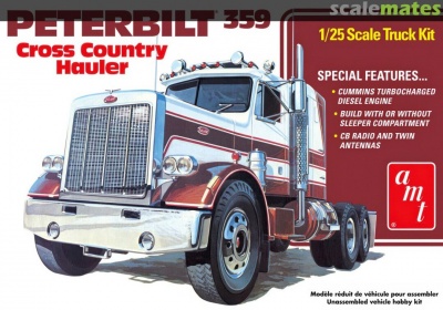Peterbilt 359 Cross Country Hauler 1:25 - AMT
