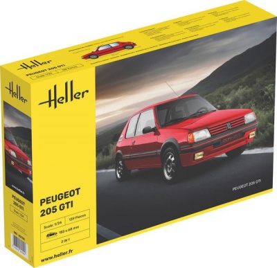 Peugeot 205 GTI 1/24 - Heller