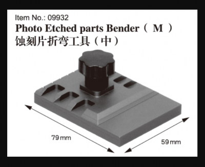 Photo Etched parts Bender - Trumpeter