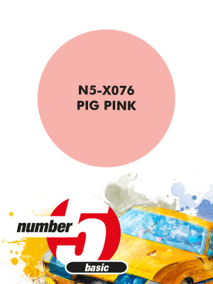Pig Pink Paint for airbrush 30ml - Number Five