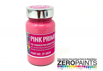 Pink Primer/Undercoat 100ml Airbrushing - Zero Paints