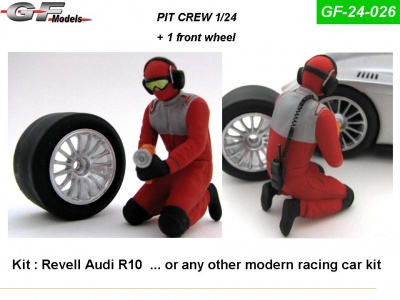 Pit Crew Figure Audi R10 - GF Models