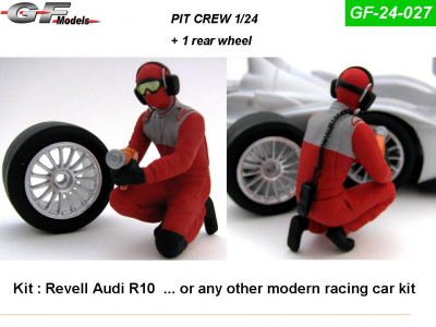Pit Crew Figure Audi R10 - GF Models