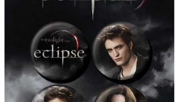 Placka set - Twilight saga - Eclipse - 4x38mm