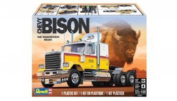 Plastic ModelKit MONOGRAM truck - Chevy Bison Semi Truck (1:32) - Revell