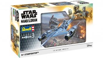 SLEVA - DISCOUNT- Plastic ModelKit SW 06787 - The Mandalorian: N1 Starfighter (1.24) – Revell