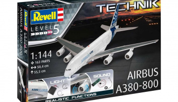 Plastic ModelKit TECHNIK - Airbus A380-800 (1:144) - Revell
