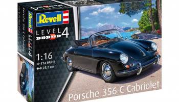 Porsche 356 Cabriolet (1:16) Plastic Model Kit 07043 - Revell