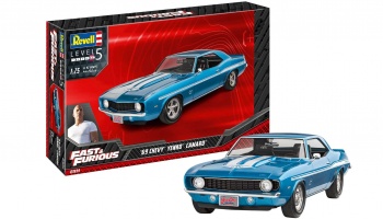 Plastic ModelKit auto - Fast & Furious 1969 Chevy Camaro Yenko (1:25) - Revell