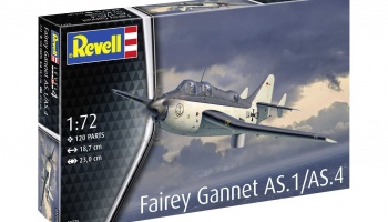 Fairey Gannet AS.1/AS.4 (1:72) Plastic Model Kit letadlo 03775 - Revell